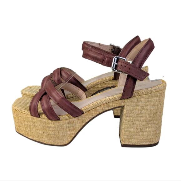 Schutz Stacie Platform Sandals EUC Size 10B S3326 - Picture 6 of 10